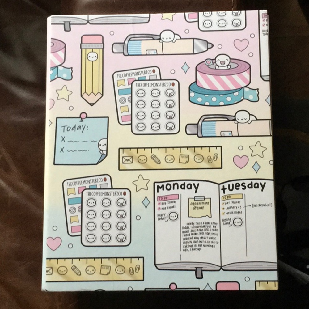 The Coffee Monsterz Co sticker album planner binder only